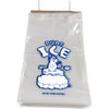 Ten pound Ice Bags on Wire Wicket