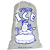 10 Pound Ice Bags with cotton Drawstrings Pure Ice Polar Bear