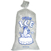20 pound Ice Bags with Twist Ties Plain Top Pure Ice Polar Bear